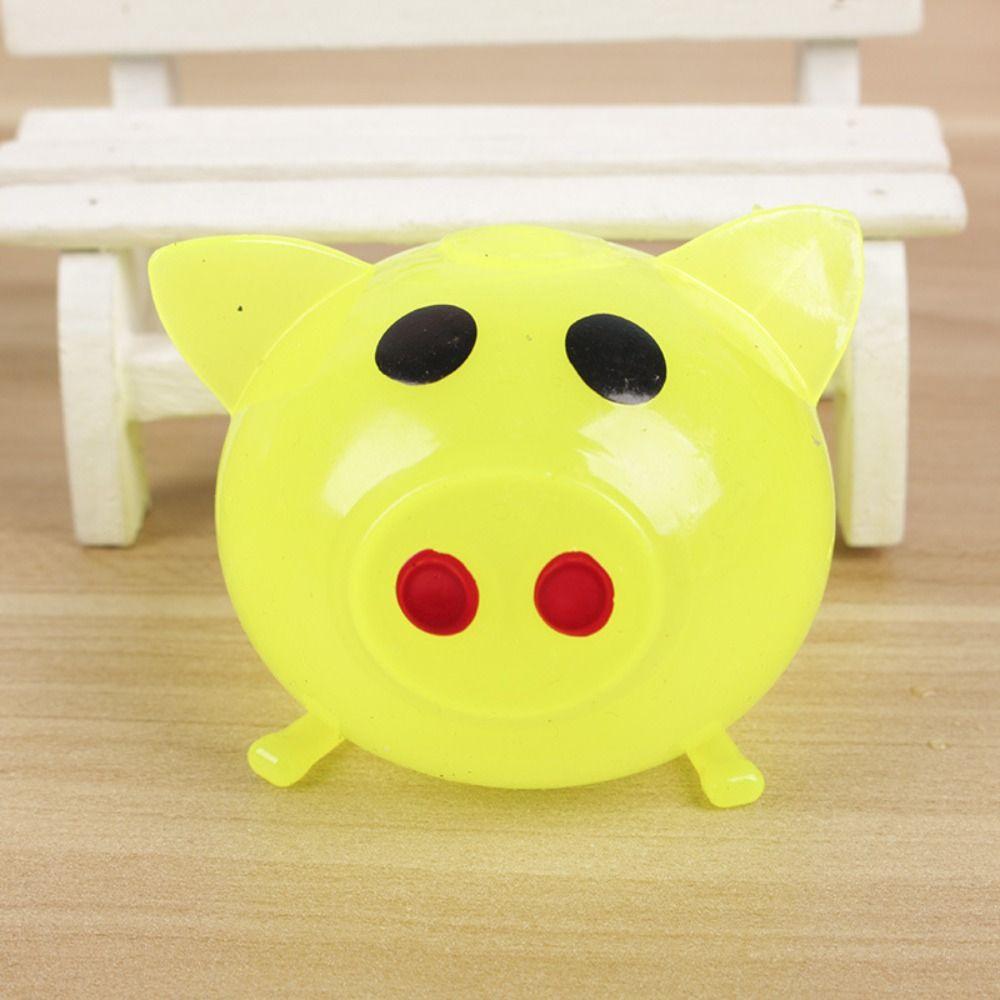 Vent Toy Jello Pig Fidget Toy Sticky Pig Jello Pig Vent Toy Pig Head Water Ball Toy  Toddlers