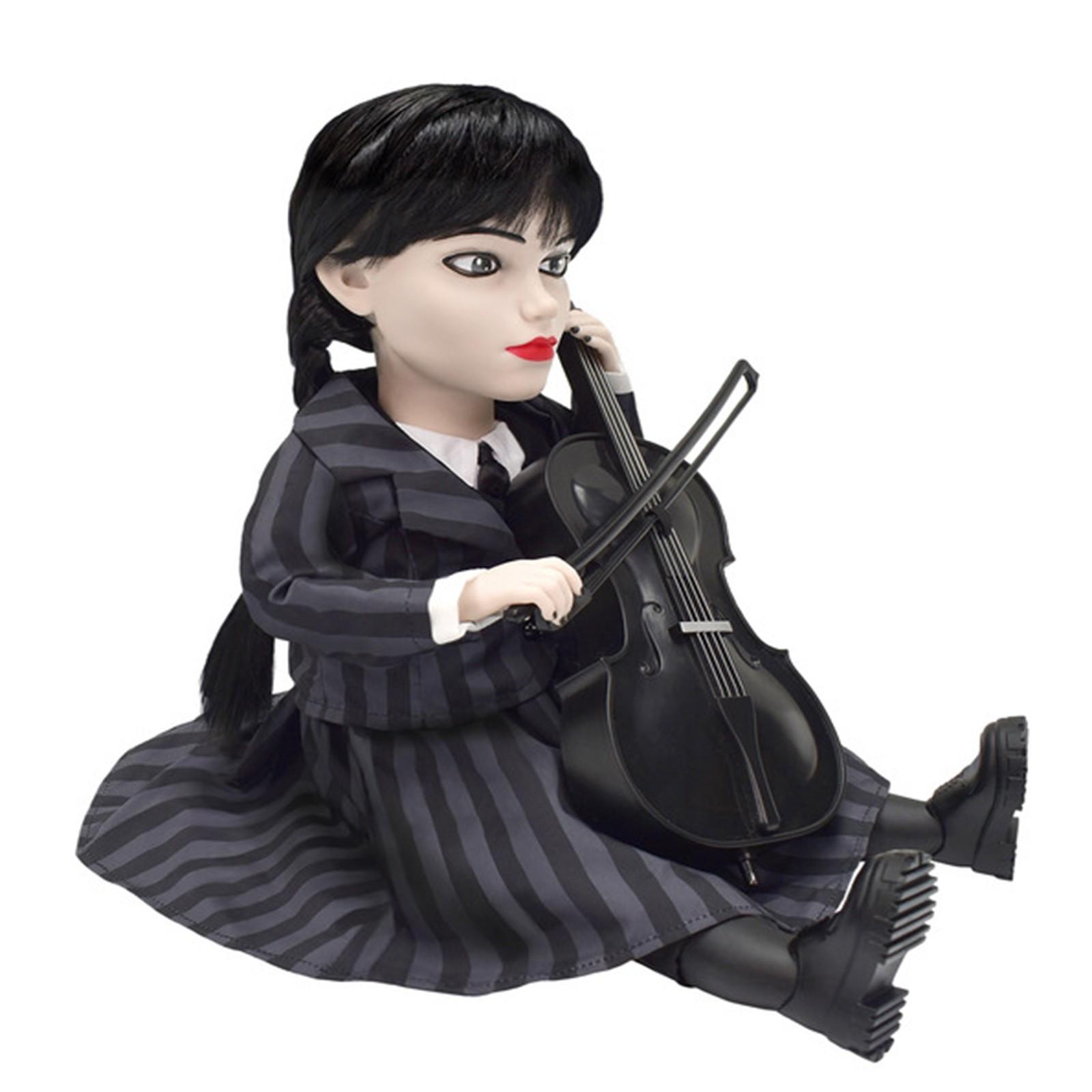 

13-дюймовая Готическая Дева - Холодная и Ледяная - Готическая Дева Кукла, играющая на скрипке One Size чёрный