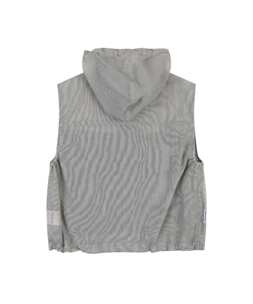 Outdoor Products W Mesh Sleeveless Hood Zip Up (Khaki)