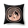 Polyester Pillow Case Automobile Decoration Home Printed Pillow Case Waist Cushion Cover Car Cushion Head Cushion Cover