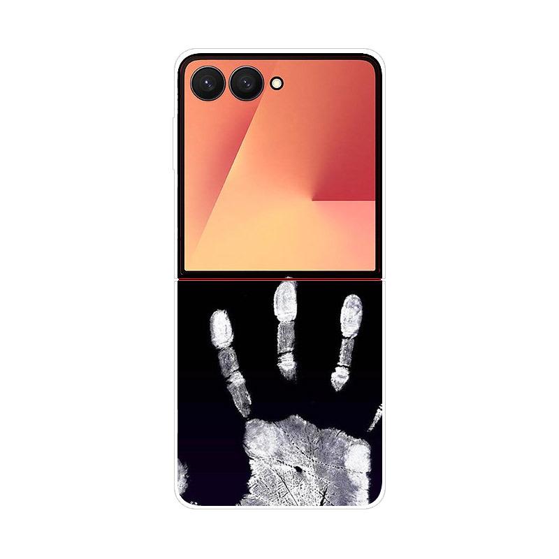 Luxury Transparent Phone Case For Samsung Galaxy Z Flip 7 Cases Hard PC Folding Cover For Galaxy Z Flip7 Shockproof Capa Fundas