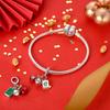 Fit Original Design Bracelet Copper Plated Fortune Cat Chinese Long Mahjong Decorative Charms Beads Women's Style Jewelry Designing Gift