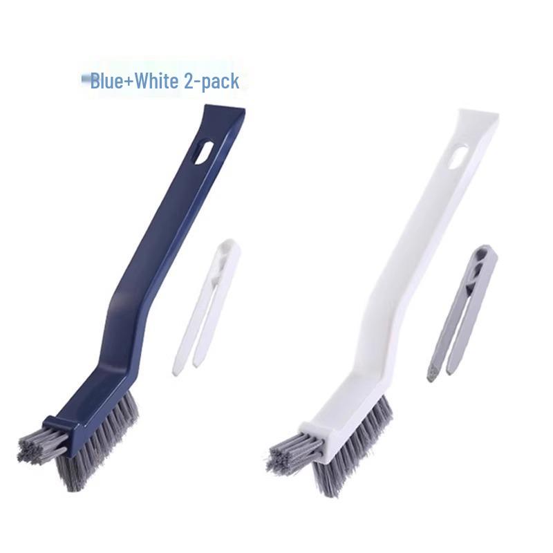 Multi-Purpose Crevice & Corner Brush for Bathroom, Toilet, and Floor with Hard Bristles for Grout Stain Removal
