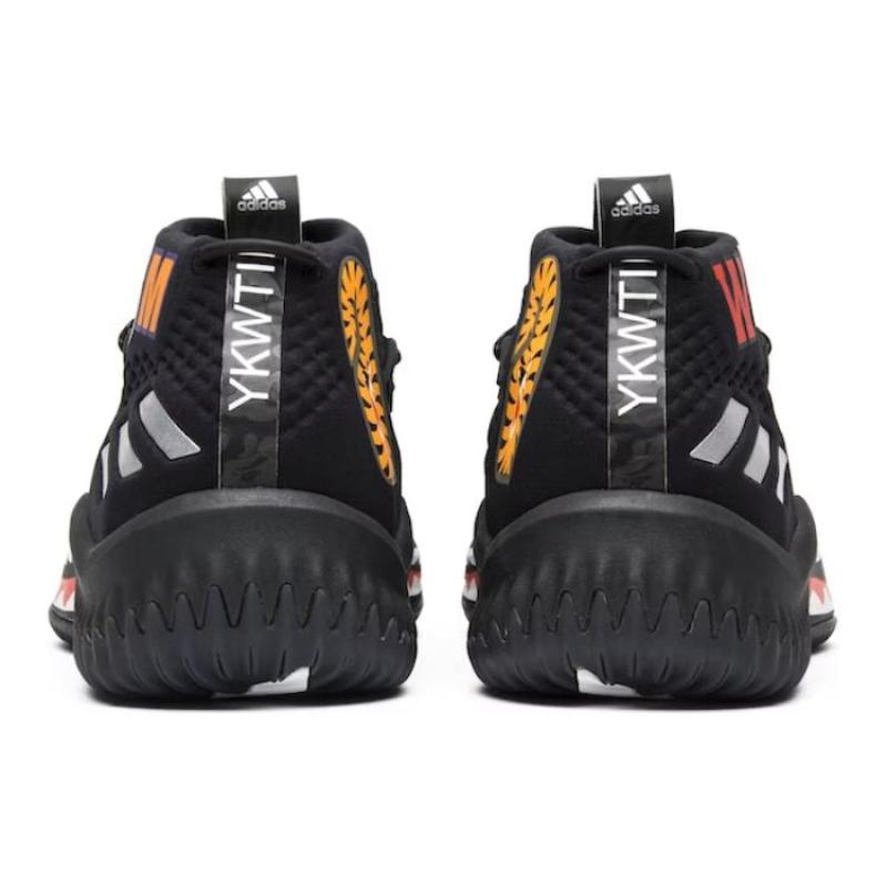 adidas A Bathing Ape X Adidas Dame 4 'Black Camo' Sneakers AP9975