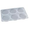 3.8 Inch Deep Resin Coaster Molds 6-Cavity Handmade Coaster Molds  For Craft Art