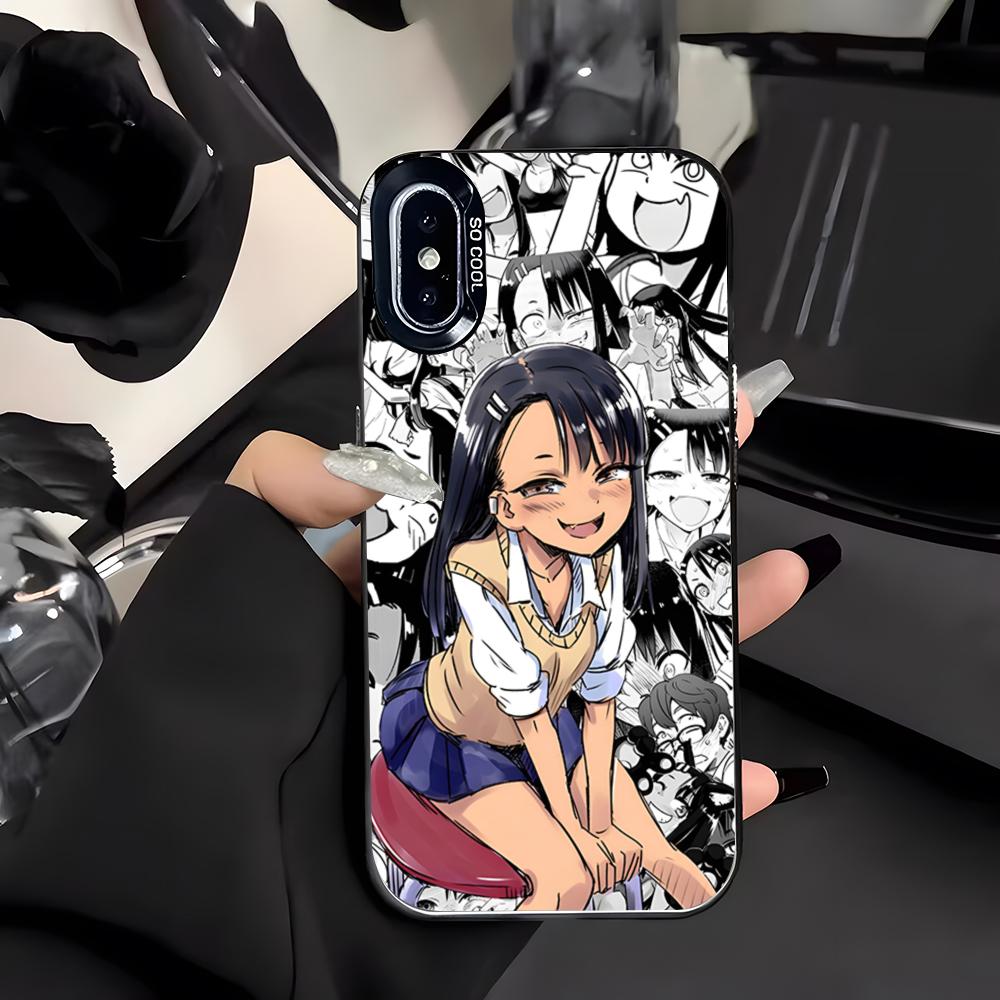 Nagatoro San Phone Case For IPhone 17 Air 16 E 15 14 Plus 13 12 11 Pro Max Colored Silver Cover