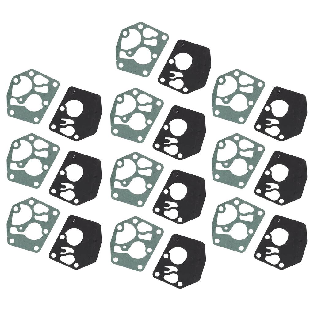 10 Satz Vergasermembran Dichtungssatz Vergaser Membran Dichtung Ersatz für 495770 795083