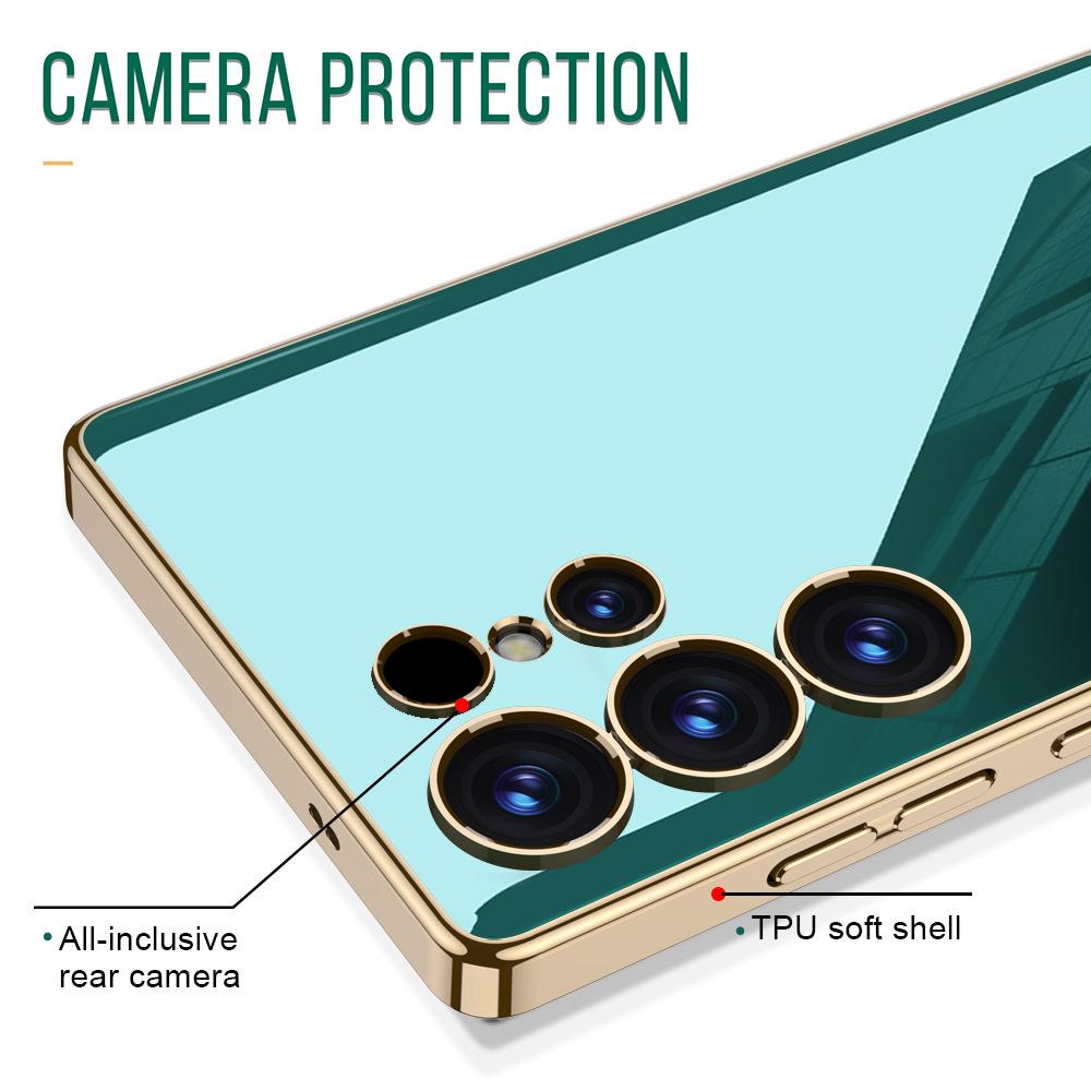Samsung S25 Ultra Electroplated Soft Phone Case - Drop-Proof Protective Cover