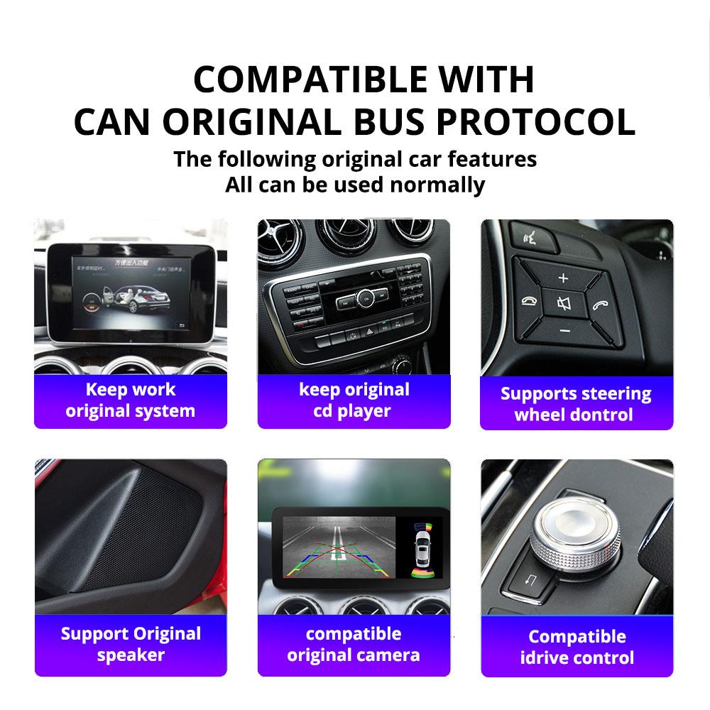 10.25'' 6+128G Android13 Car Multimedia Player For Mercedes A Class W176 LHD 2013-2018 NTG 4.5 5.0 Carplay GPS Navi BT