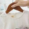 Baby Girl Solid Color Princess Dress: Infant & Toddler Summer Mesh Patchwork Outfit (0-3 Years)
