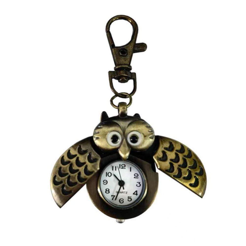 Small Necklace Hanging Watch Flip Style Children's Watches Keychain Pocket  Watch  Daily Wear