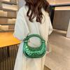 Autumn and Winter New Acrylic Plaid Dinner Bag Xiaoxiangfeng Candy Color Chain Shoulder Messenger Bag