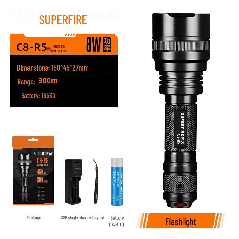 SupFire Rechargeable LED Flashlight