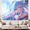 New Cosmic Princess Kaguya Tapestry Decoration Bedroom Dormitory Background Cloth Holiday Home Party Living Room Club Tapestry