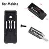 Doppelbithalter mit Schraube für Makita 14,4V 18V Schlagbohrschrauber Elektrischer Schraubendreher Bits Halter für Makita Schlagbohrschrauber