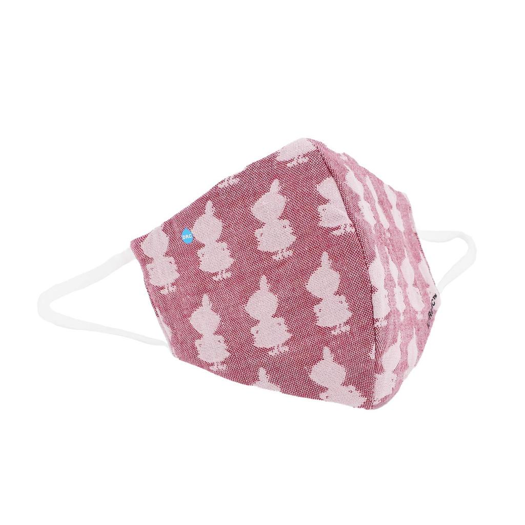 Towel Museum 20 x Moomin Little Mask, Red, Approx. 14.5 cm, Silhouette, My, 47-9057121