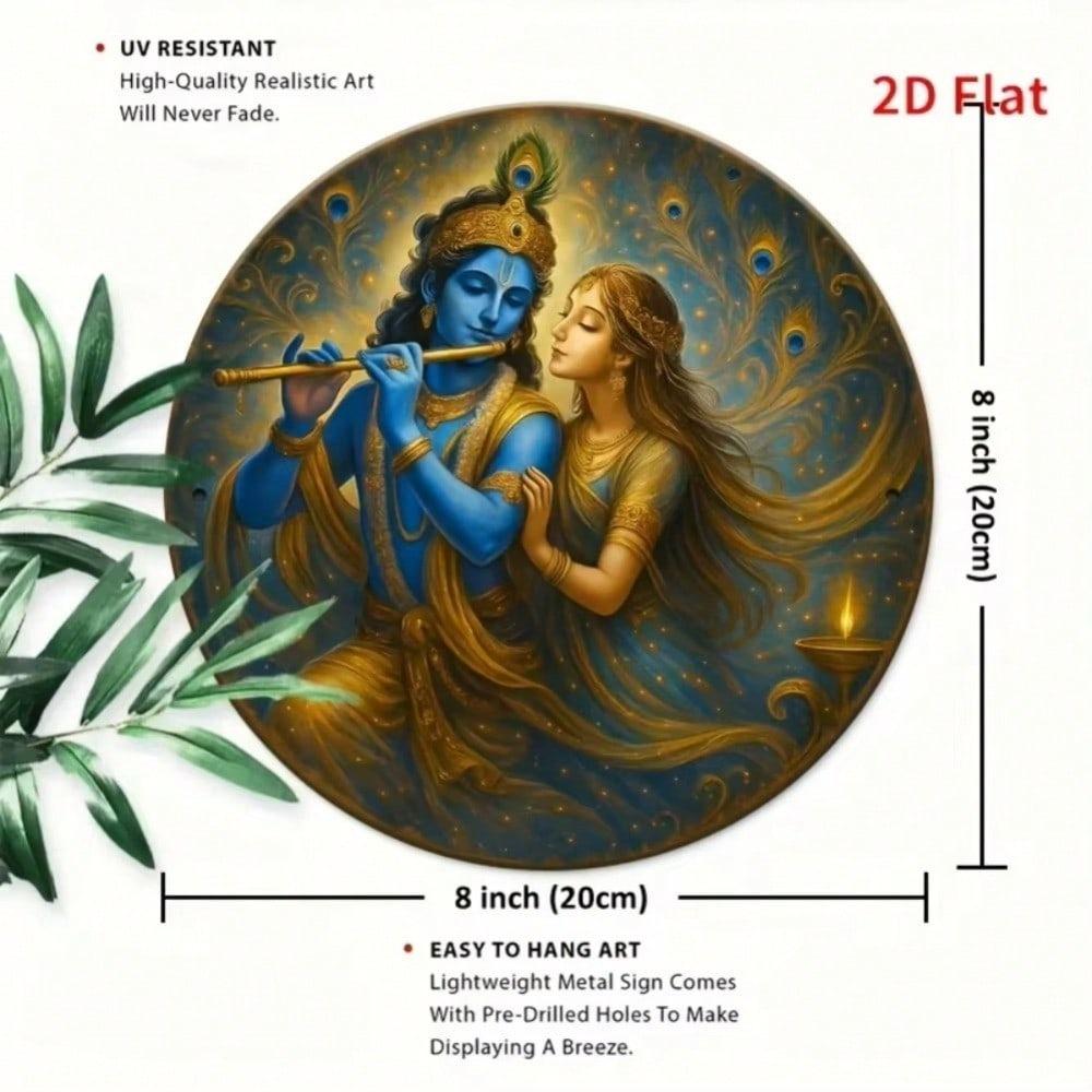 Vintage Floral Starry Couple Painting Colorful Home Restaurant Wall Decor