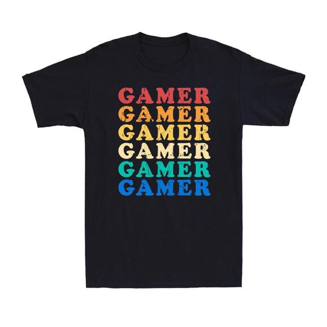 Gamer Funny Video Game Lovers Gift Vintage R TShirt Premium M2xl Fast Shipping