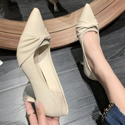 Damen Sexy Spitz Zehen Kausal High Heels Schuhe 2025 Trend Designer Neu Luxus Elegant Kleid Mode Büro Pumps Zapatillas Mujer