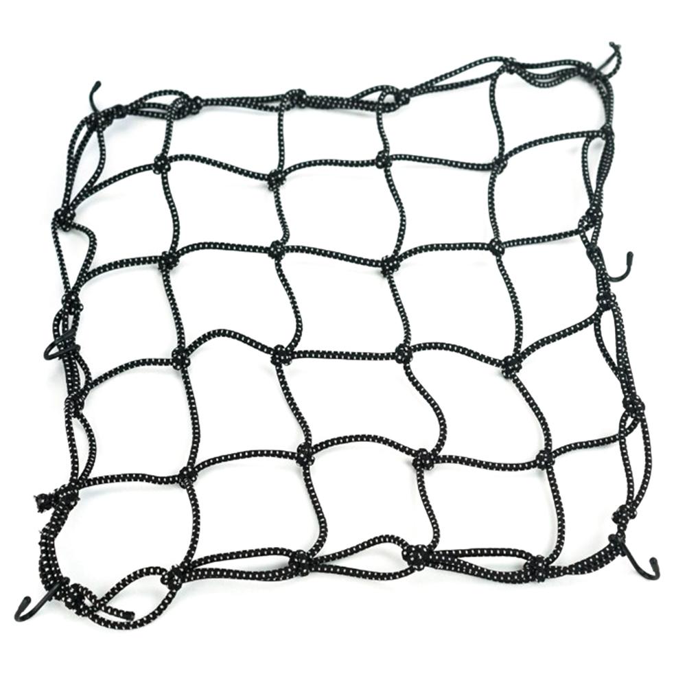 40x40 см светоотражающая сетка для мотошлема, сетка для багажа мотоцикла, защитное снаряжение, крючки для багажа, органайзер для аксессуаров для мотоцикла чёрный