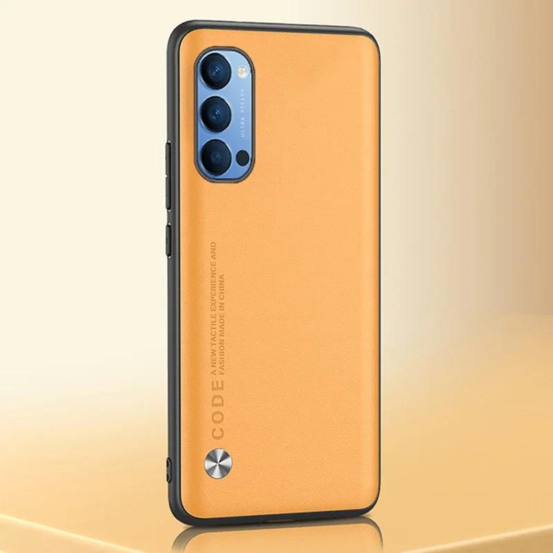 

For OPPO Reno 4 Pro 5G Case Luxury Leather Phone Case For OPPO Reno 4 Lite 4Z 4 Z 4Pro 4Lite Reno4 Silicone Cover Protection Reno 4 Pro 5G
