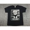 Donald Trump 45th President Graphic T-Shirt Mens Large Black Cotton Gildan Tee Unisex T-Shirt