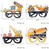 Playful And Whimsical Excavator Glasses Ideal For Childrens Party Photo Props
