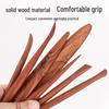 Rosewood Clay Modeling & Carving Knives Set - 7-Piece Pottery Sculpting Tools for Fine Detailing