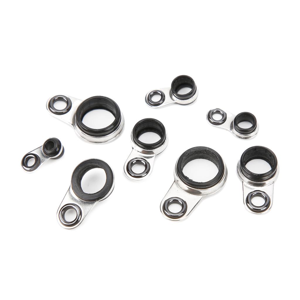 Zestaw 25 w 1 uniwersalny Rock Casting Tackle przelotki wędkarskie pierścienie żyłkowe najlepsze końcówki