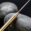 Portable Metal Rust-proof Spring Retractable Push-Pull Toothpick Fruit Fork