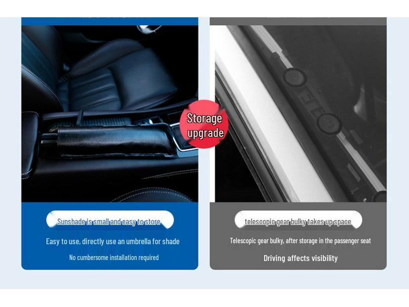 Car Windshield Sunshade Umbrella for Heat Insulation and Sun Protection
