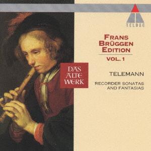 

CD BRGGEN FRANCE TELEMANN BYLSMA Telemann Recorder Sonatas WPCS6202 1998 Japan ObiClassical Used