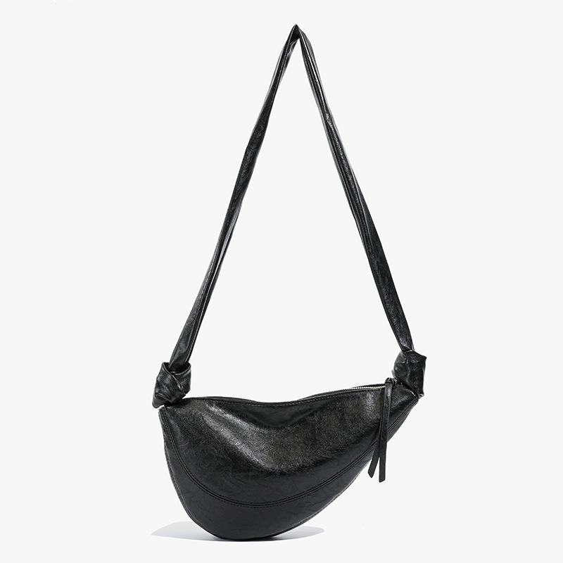 Niche design bag women's large capacity autumn and winter retro shoulder messenger bag commuter dumpling bag