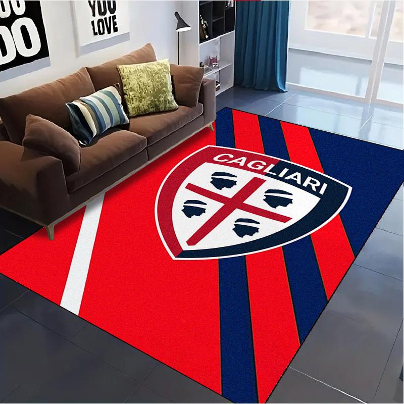 Cagliari Calcio Carpet Rug for Living Room Bedroom Home Sofa Decoration,Kids play Non-slip Floor Mat