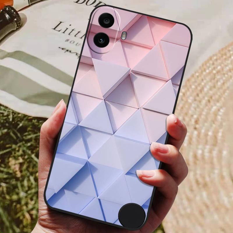 For Nothing CMF Phone 1 Case Luxury Silicone TPU Soft Phone Cover for Nothing CMF Phone 1 Phone1 Shockproof Funda Shell Cute Cat