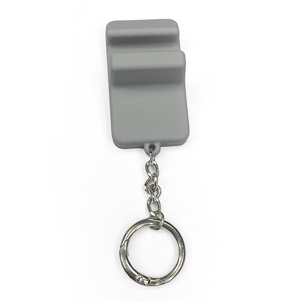 Portable Cell Phone Stand Keychain Mobile Travel Desk Holder Anti-Lost Hanging Bracket Pocket Mini Silicone Support Dock Mount