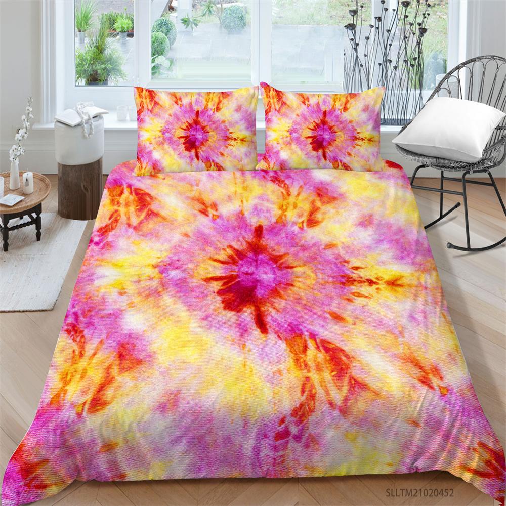 Set cuvertură pilota Boho Textile de casă Boho Lenjerie de pat Queen Size Husă pilota de lux Femeie Bărbați Husă de pat moale