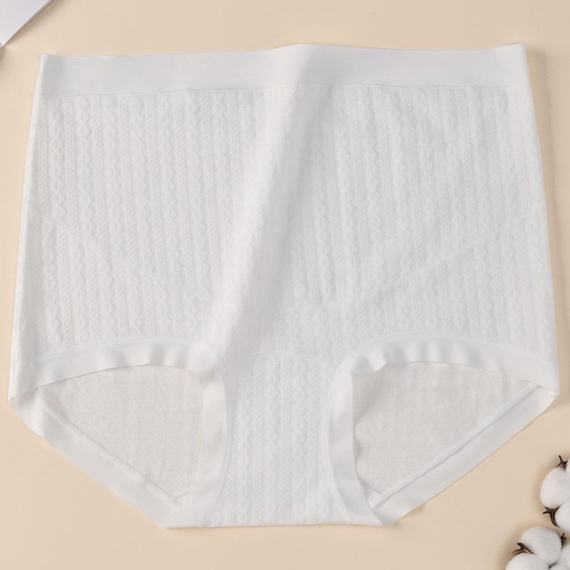 Large Size Female Spring and Autumn 10A Bacteriostatic Cotton Pregnant Women High Waist Belly Triangle Briefs