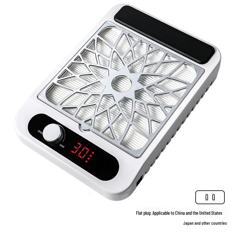 

Rechargeable Silent Manicure Dust Collector with Adjustable High-Speed Suction