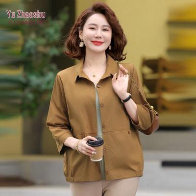 YUZHAOLIN Women's Elegant Plus Size Spring Trench Coat