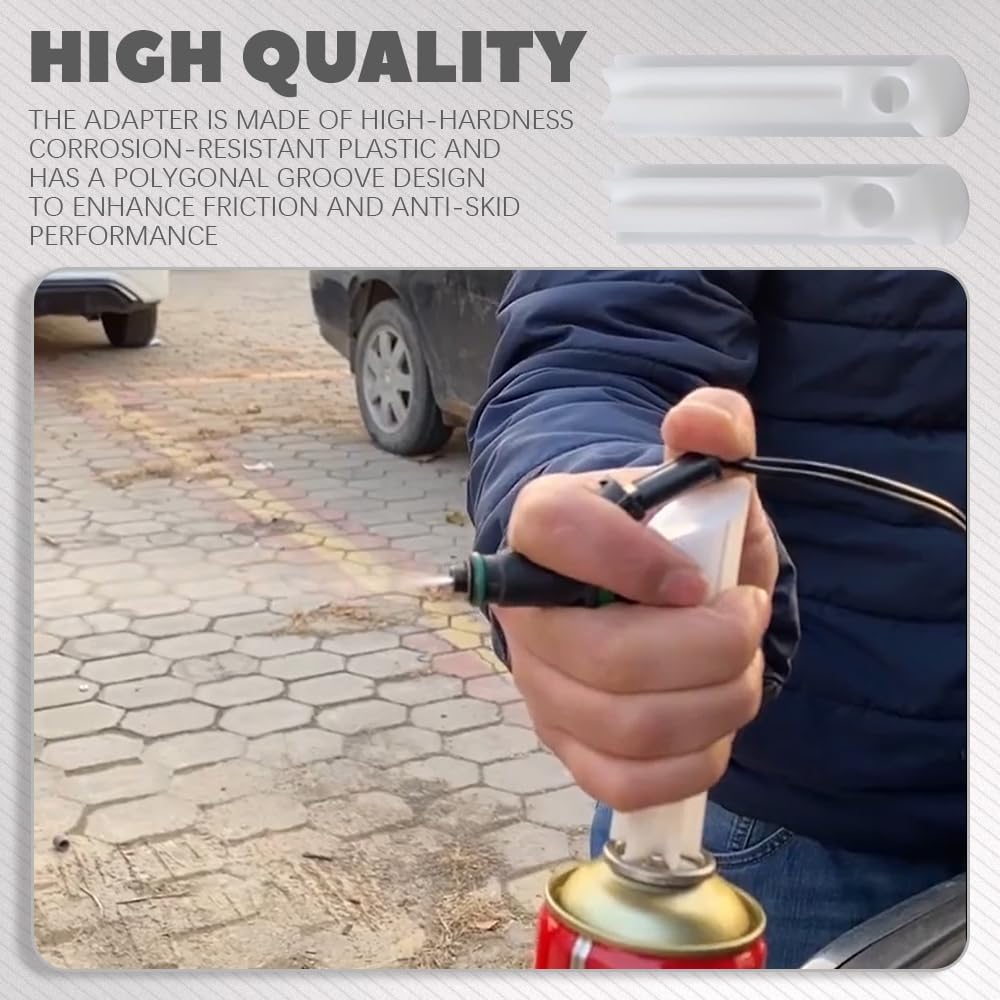 4Pcs Fuel Injector Cleaner Kit, Universal Fuel Injector Flush Cleaner Adapter DIY Cleaning Tool Kit With Test Lead, For Car Fuel Injector Tester Fuel