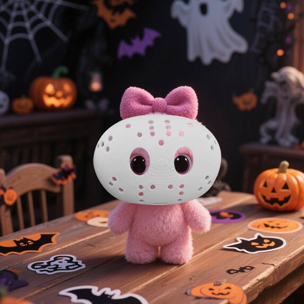 Halloween Horror Doll Mask Personality Dress Up Props