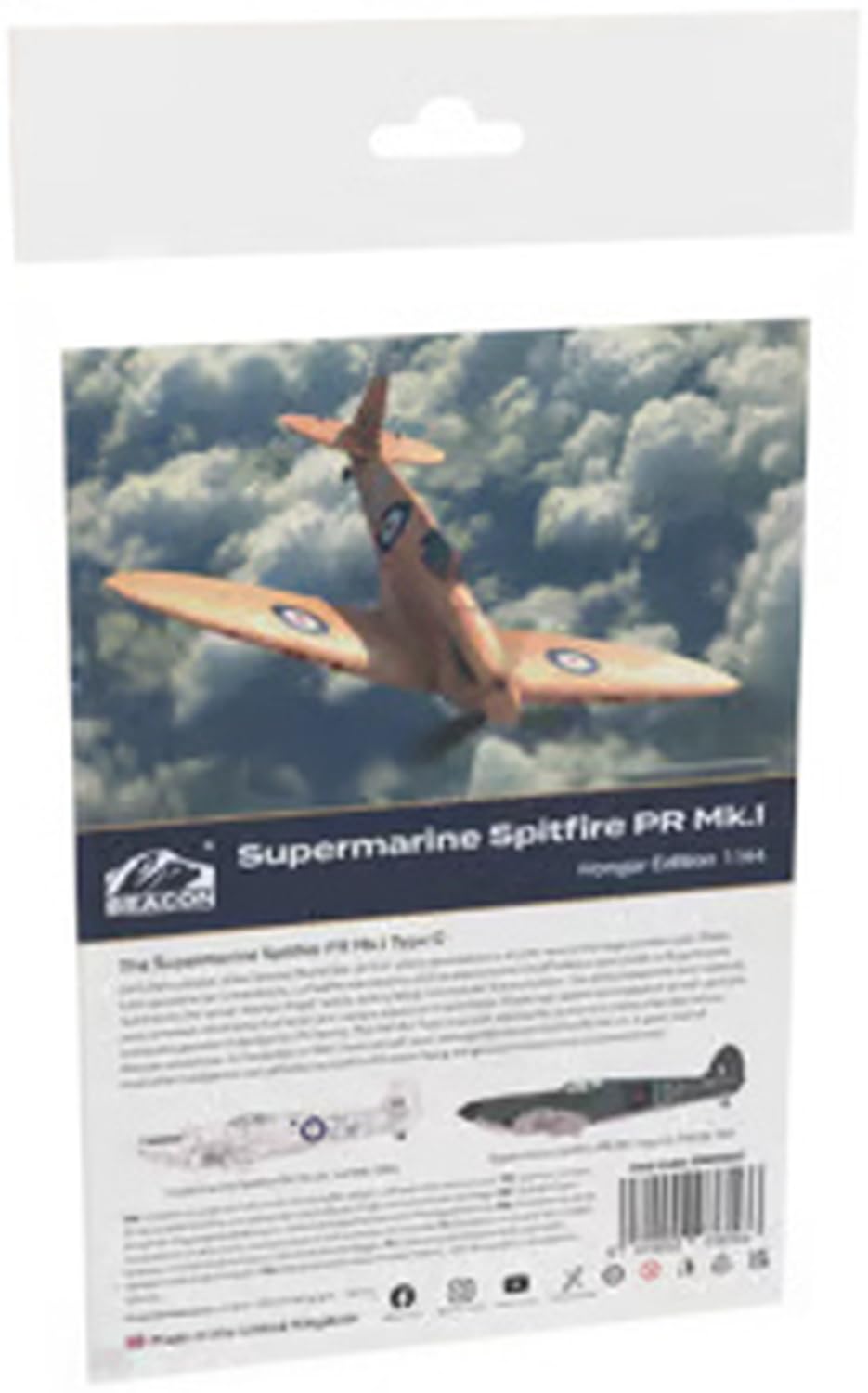 Beacon Models 1/144 Hangar Edition Supermarine Spitfire PR Mk.1 Пластиковая модель BMK007