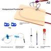 1 Set Training Injecții Asistente Model Intravenos Transfuzie Venopuncție IV Cu Pachet de Returnare Sânge Tampoane Piele Rănită Sutură