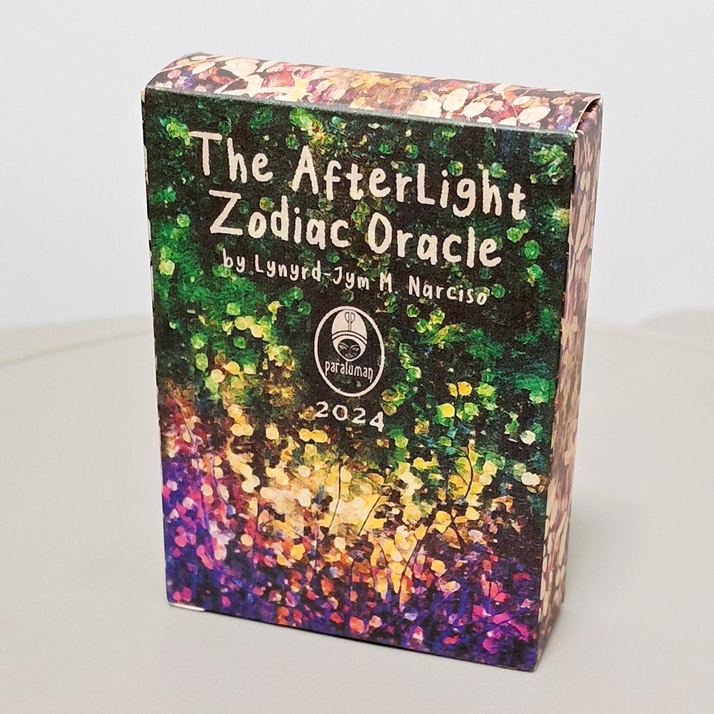 Afterlight Lenormand Deck and 12 Pcs Zodiac Oracle Cards 62*87mm