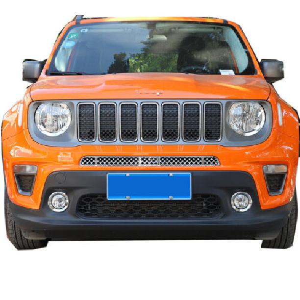 2XGrilă Față Cromată etc. Grilă Plasă Ornament Decorativ Capac pentru Jeep Renegade