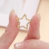 6pcs Gold Color Stainless Steel Geometric Bezel Frame Charms Pendants for DIY Earring Necklace Jewelry Making Findings Supplies