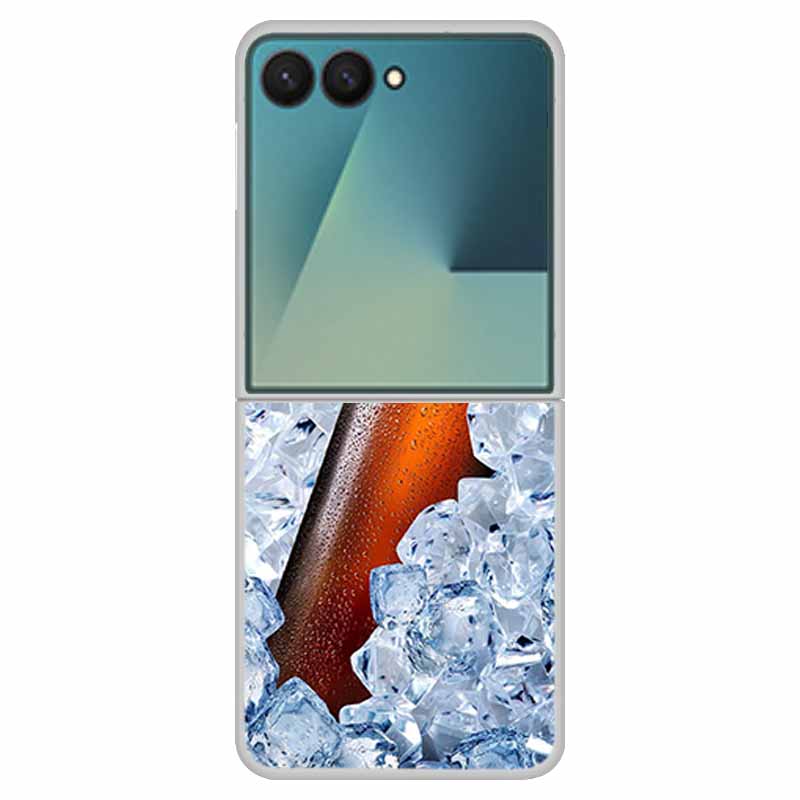 Phone Case For Samsung Galaxy Z Flip 7 5G Case ZFlip 7 Funda 6.9" Clear Plastic / PC Hard Coque For Samsung Galaxy Z Flip7 Cases