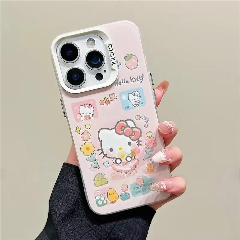 Hello Kitty Kuromi Cinnamoroll Case For Iphone 17 Pro Max 17 Air 16 15 14 11 12 13 Pro Max 16 Plus 16e 13 Mini Cartoon PC Casing