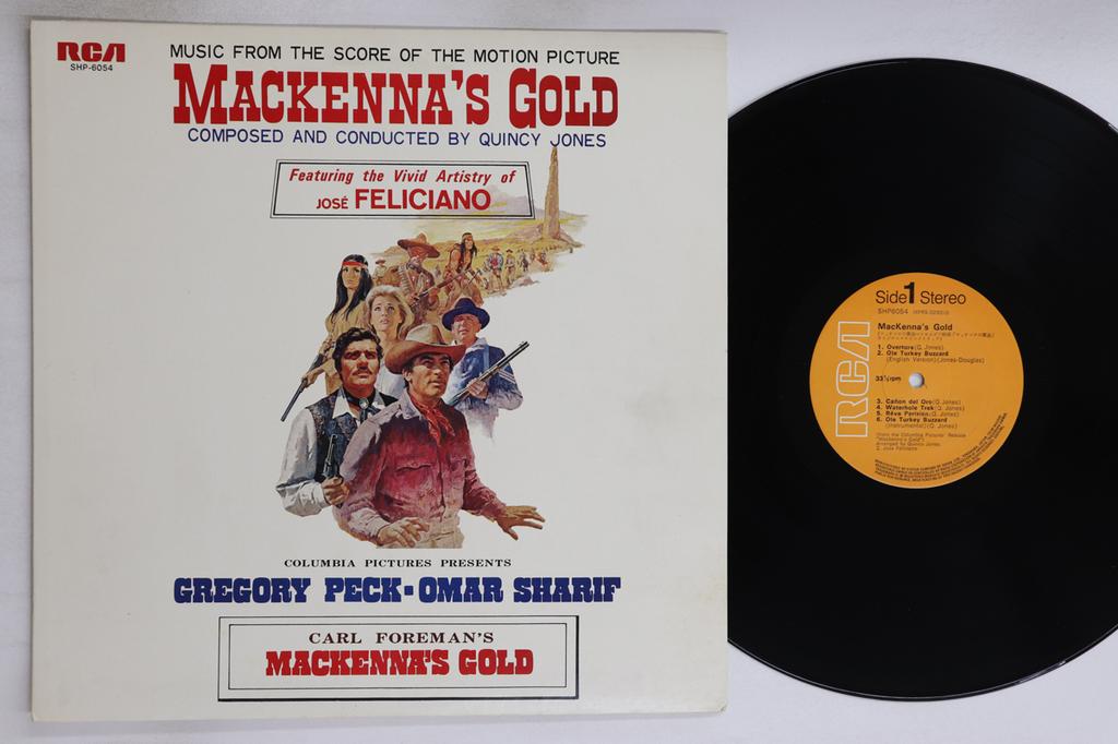 LP Record OST, QUINCY JONES, JOSE FELICIANO - Mackenna's Gold SHP6054 RCA 1969 Japan Soundtracks & Musicals Used